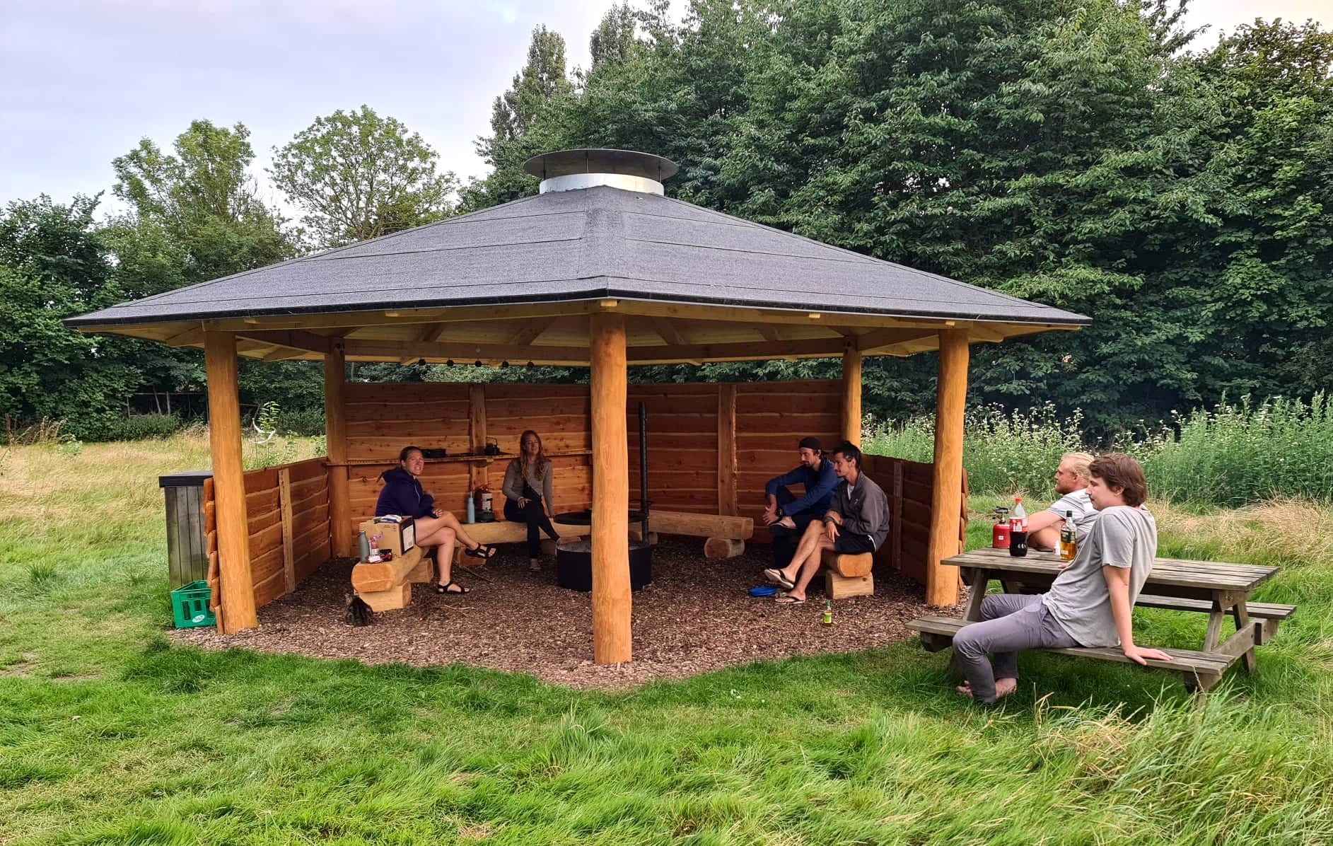 Bålhytten august 2021